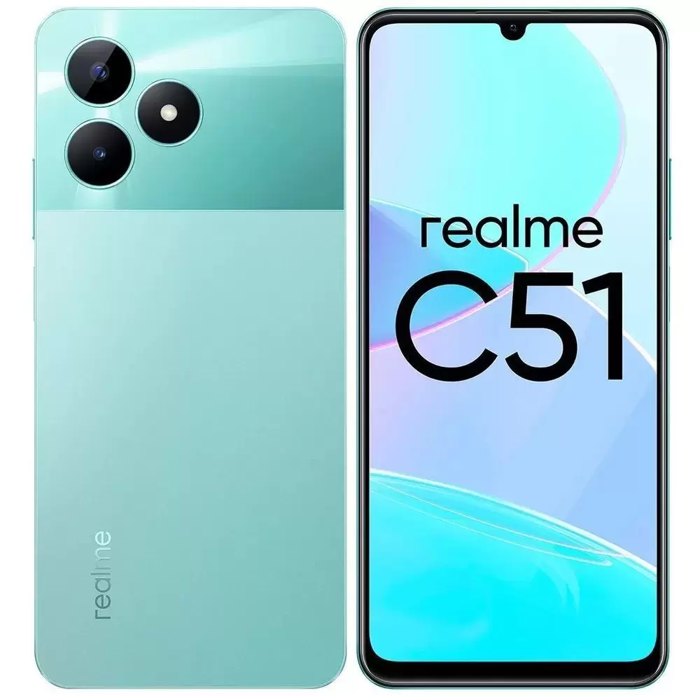 Realme C51 4/128 NFC Green купить в магазине HDRETAIL г. Тюмень