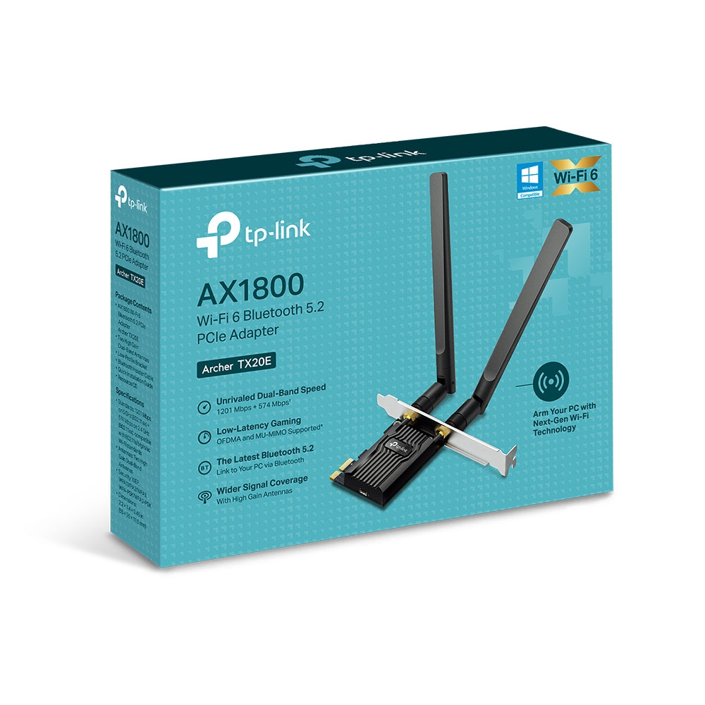 Wi-Fi адаптер + Bluetooth TP-LINK Archer TX20E купить в магазине HDRETAIL  г. Тюмень