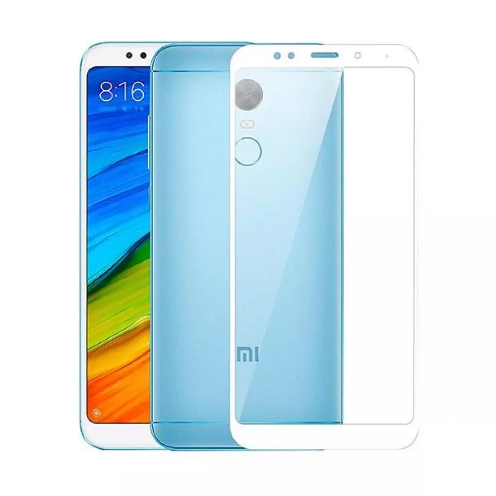 Стекло защитное 5d для Xiaomi Redmi 5 White купить в магазине HDRETAIL г.  Тюмень